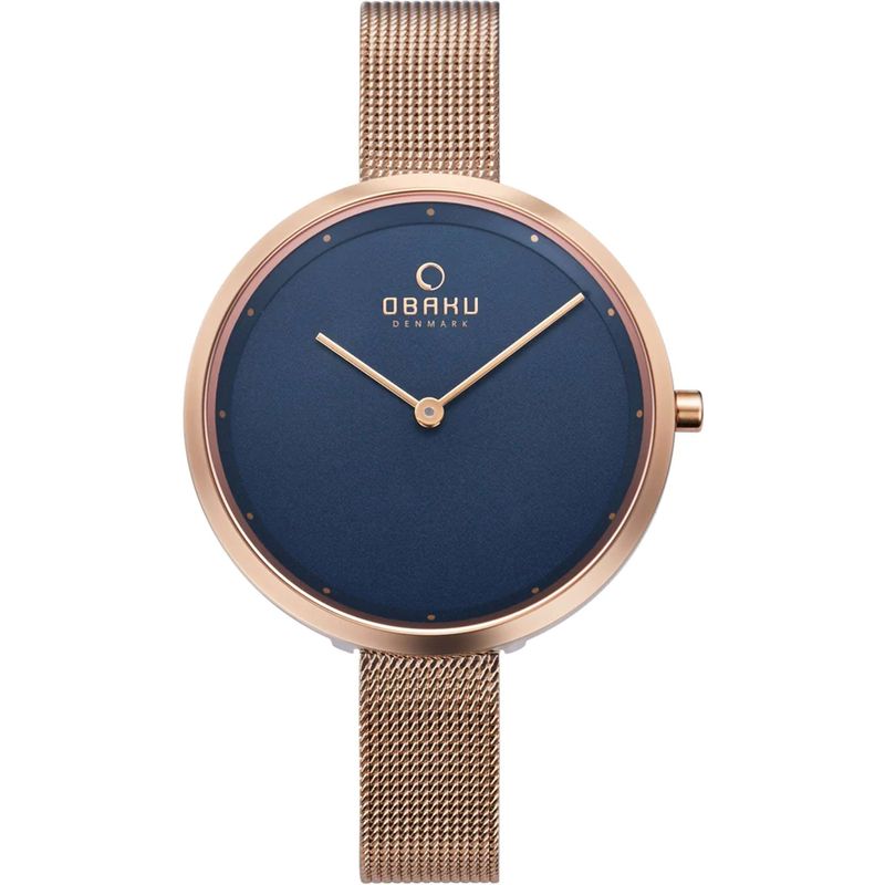 Obaku Women's Classic Blue Dial Watch - V227lxvlmv